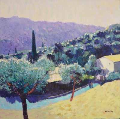 JOHN KINGSLEY - landscape at st cezaire sur siagne